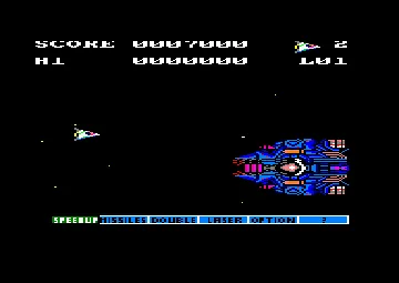Nemesis (UK) (1987) (Trainer) screen shot game playing